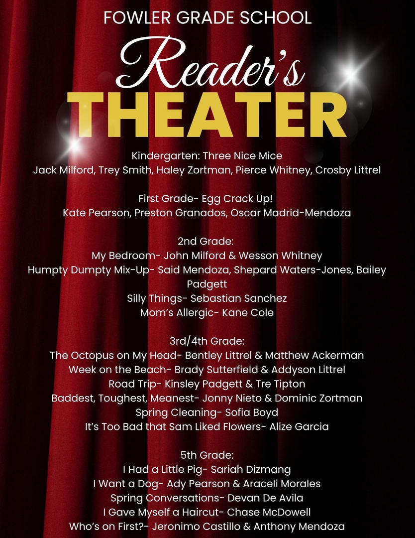 Reader's Theater Program 